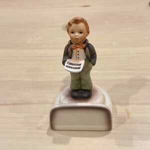 Hummel Figurine with Orange and Black Details